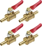 Antrader Pcs Forged Brass Ball Valve Mini Shut Off 1/4" X. Fixed Price $12.64.