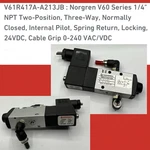 Norgren V60P417AA213JB Directional Control Valve QTY1 Code 24VDC 0.08A. Fixed Price $57.49.