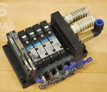 Koganei Pneumatic Fm-solid Manifold X88M Series With 4 Solenoid Valves Used. Fixed Price $25.26.