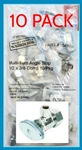 10 Pack Multi-turn Angle Stop Valve Comp Inlet Outlet, 1/2X3/8. Fixed Price $38.99.