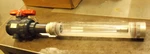 Asahi 1411B-00046 V2ALVUES8025 Ball Valve W/ Blue-white F-410 Flow Meter (822). Fixed Price $50.00.