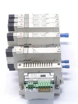 Smc EX120-SDN1 8-SLOTS Serial Interface Unit W/8 Position Solenoid Valves. Fixed Price $118.00.