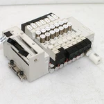 Lot: 7 Ckd N4GA Solenoid Air Valves W/ 4GA139-A2N, 4GA129 24VDC 6MM Out 5/16" In. Fixed Price $57.49.