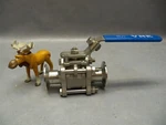1" Sanitary Ball Valve EG90CC-61.0 Vne 316 2-WAY 1000 Wog 68-00. Fixed Price $150.19.