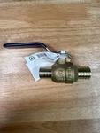 Everflow 3/4" Pex Brass Ball Valve Lead Free 600P034-NL. Fixed Price $11.79.