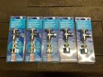 5 Plumb Pak PP2886EZ 1/2 3/8 Compression Chrome Plated Pex Angle Valves. Fixed Price $28.00.