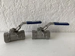 2 Nibco Ball Valve Stainless Steel T560S6R66LL 3/4". Fixed Price $92.00.