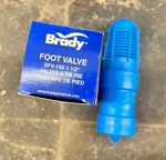 Brady Foot Valve 1/2" SFV-150. Fixed Price $29.75.
