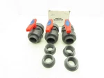 Simtech VBXV208 2" Pvc Ball Valve Socket/threaded Fittings True Union Lot Of 3. Fixed Price $149.99.