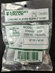 Qty Legend Valve T-582NL Straight Stop 114-203NL 1/2" Fip X 3/8" Od No Lead. Fixed Price $8.75.
