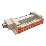 Smc SS5V2-W10CD-09B-N7 Pneumatic Manifold, 9-STATION, 1/4IN & 3/8IN One-touch. Fixed Price $300.00.