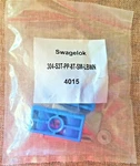 Swagelok 304-S3T-PP-8T 1/2" Twin Bolted Plastic Clamp Tube Support Kit Sm-lbwn. Fixed Price $5.70.