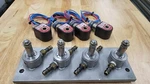 Four Parker Fluid Control 71215SN2EN00N0H111C2 Safety Shutoff Valve Assembly. Fixed Price $40.00.