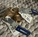 Nibco T-585-70 NL95008 3/4 Threaded Piece Ball Valve (set Of 2). Fixed Price $39.99.