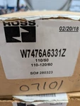 Ross Solenoid Valve 110-120 Vac W7476A6331Z. Fixed Price $575.00.