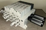 New Smc VV5Q41-05-DAM01160 Valve W/ (3) VQ4301-51 VQ4201-51 (1)VQ4401-51. 5B. Fixed Price $350.00.