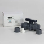 Pvc True Union Ball Valve 1/2" Ptfe Seat Epdm "o" Ring FNW340ED. Fixed Price $10.00.