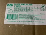 Zurn Wilkins 2-850TUXL Full Port Bronze Ball Valve (new). Fixed Price $464.99.