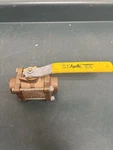 Apollo 82-207-01 1-1/2 Bronze Full Port 3-PIECE Ball Valve Solder Ends 600 Cwp. Fixed Price $150.00.