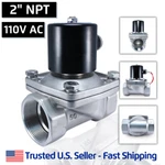 2" Inch 110V Ac Stainless Steel Electric Solenoid Valve Water Gas 120 Volt. Fixed Price $346.37.
