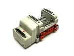 Smc VV5QC11-05N3FD0-D0S Din Rail Mount Plug-in Manifold. Fixed Price $152.99.