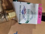 Arrowhead 254CCLF 125 Psi Red Brass No-kink Hose Bibb 1/2 X 3/4 In. Valve. Fixed Price $8.10.