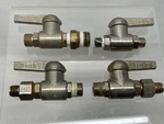 Binks 2-WAY Zinc Ball Valves Lot Of 4. Fixed Price $35.00.