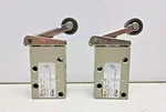 2 Pack Smc VM430-N01-018 Mechanical Valve With Roller Actuator 150 Psi Max Used. Fixed Price $25.99.