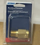 Camco 23303, Fresh Water Backflow Preventer, 1/2" Mpt X Fpt, Brass. Fixed Price $13.99.