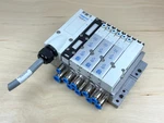 Festo VMPA-KMS1-24-5 Valve Bank, (3) 537960, Mpa-mpm-vi, VMPA2-MPM-EMM-4. Fixed Price $100.00.
