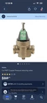 Watts Water Pressure Reducing Valve Single Union Lead Free Brass LFN45BM1-U. Fixed Price $75.00.