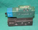 Numatics, 112BA400MP00061, Pnuematic Solenoid Valve With Manifold 150PSIG. Fixed Price $135.00.