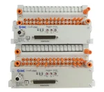 Smc VV5Q11-16-X1602 16-PORT Manifold Module EX420-SDN2 Lot Of Working Surplus. Fixed Price $1205.25.