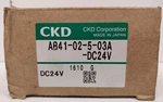 Ckd AB41-02-5-03A-DC24V Solenoid Valve. Fixed Price $73.26.