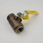 Apollo 70-104-01 Bronze Ball Valve, 3/4", Threaded, 600CWP Used. Fixed Price $5.99.