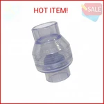Valterra 200-C20W Pvc Swing (no Spring) Check Valve, Clear Blue, 2" Slip White. Fixed Price $25.99.