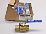 Milwaukee Valve BA250 1"SWT Brass Ball 400 Wog Slip-soder Ends (pack Of 6). Fixed Price $67.50.