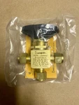 Swagelok B-44XS6-K Brass 1-PIECE 40 Series 3-WAY Ball Valve Nylon Oval Handle. Fixed Price $239.81.