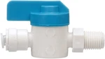 Watts 1/4-INCH Lever Handle Push-fit Quick Connect Straight Stop Valve, PL-302. Fixed Price $12.00.