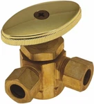 Durapro 101579 3-WAY Dual Angle Stop Valve, 1/2" Ips X 3/8" Od, Rough. Fixed Price $5.92.