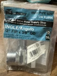 Mueller Industries 190-232HC Water Supply 1/2"FIP X 3/8" Od Angle Valve. Fixed Price $8.99.