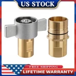 1" Npt Wet-line Wing Nut Hydraulic Quick Disconnect Coupler / Coupling Set. Fixed Price $58.99.