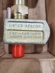Apache CAV-1/4M 1/4F10 10,000 Psi Angle Needle Valve. Fixed Price $44.95.
