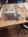 Parker Pneumatic Manifold Stack 4POSITIONS 3 Valves. Fixed Price $390.00.