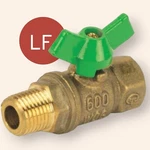 1/4" Female X Npt Lead Free Mini Ball Valve Handle Full Port, 600 Wog. Fixed Price $29.07.