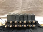 Numatics Pneumatic Air Manifold Base W/7 Solenoid Valves Bank 1080 Lot. Fixed Price $199.95.