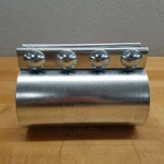 H-p Products 4.000" O.d. Coupling, Bolt, White Gasket New. Fixed Price $18.94.