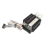 Koganei X80M-DN Fm-solid Manifold W/ (8) Solenoid Valves & Wiring Harness. Fixed Price $49.99.