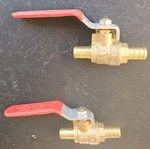 Sharkbite Cash Acme Igc 157/NSF 61 Pex Ball Valve, Brass 400 Psi, 1/2"(TOTAL 2). Fixed Price $19.99.