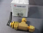 Ham-let (H-1200-B-L-1/4-A) 1/4" Let-lok X Manual Two-way Ball Valve. Fixed Price $39.95.